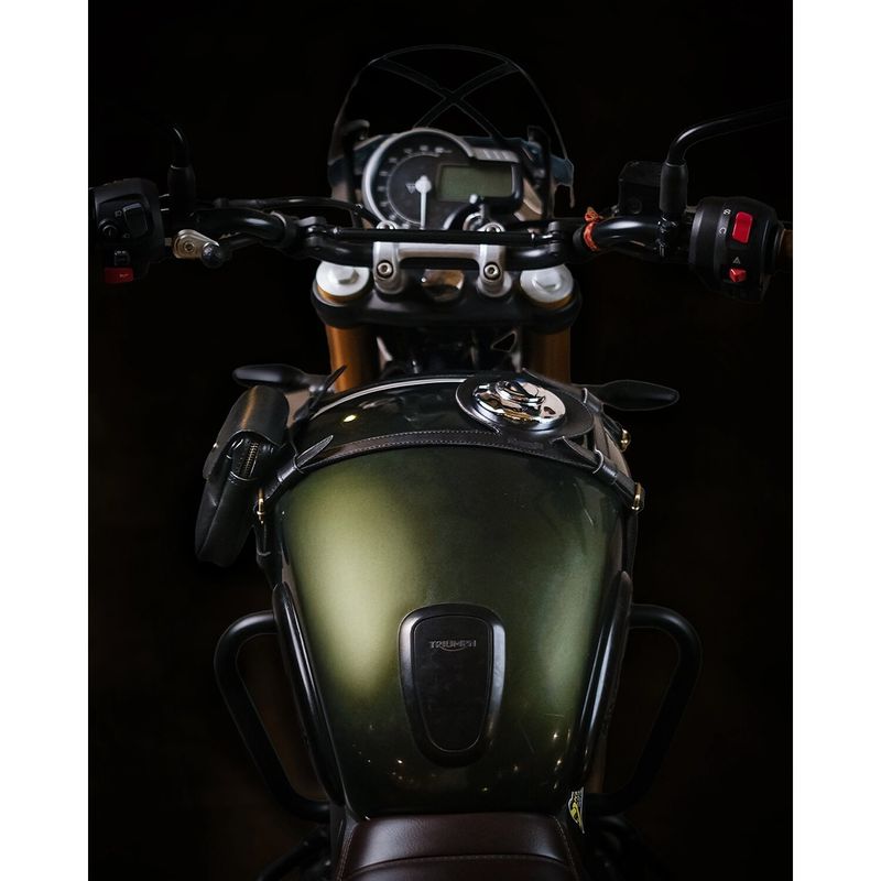 Tankremmar Trip Machine Triumph Scrambler 400/Speed 400 svart
