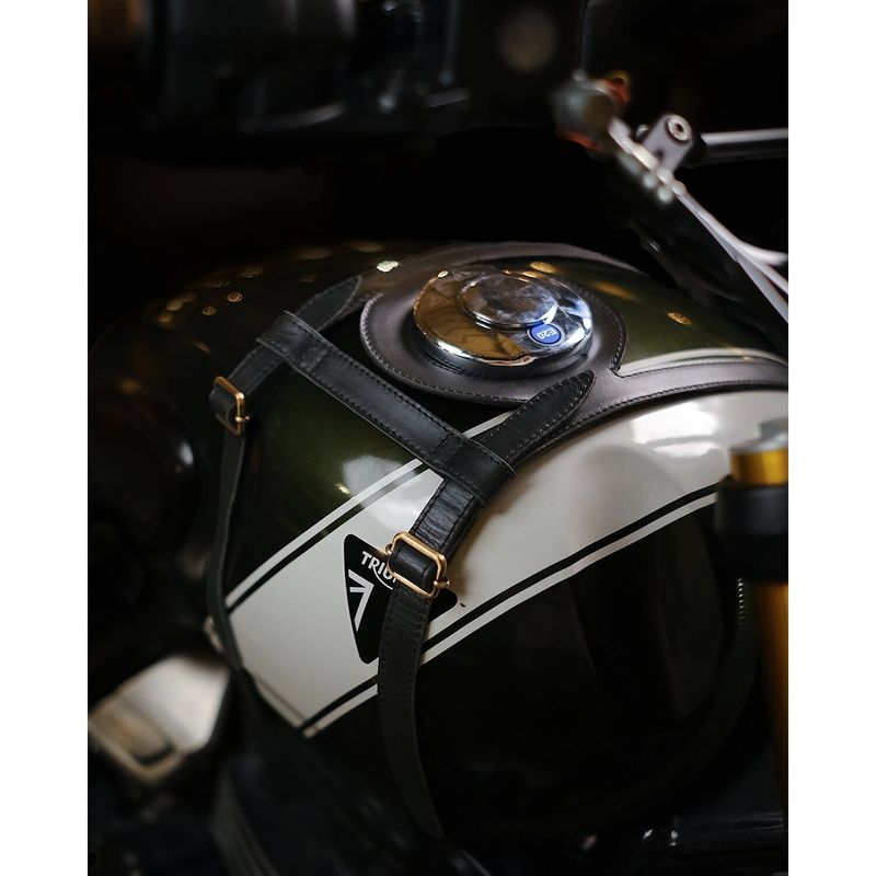 Tankremmar Trip Machine Triumph Scrambler 400/Speed 400 svart