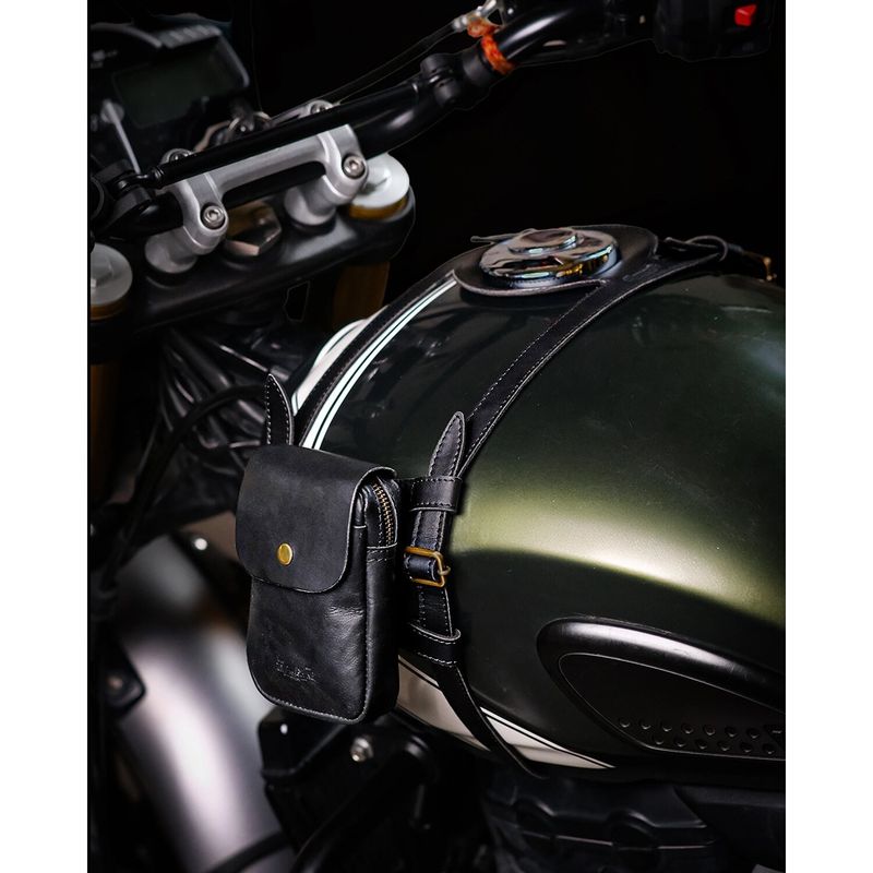 Tankremmar Trip Machine Triumph Scrambler 400/Speed 400 svart