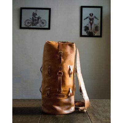 Bag Trip Machine Military duffle vintage tan