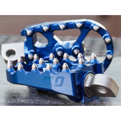 Fotpinnar Flo Motorsports V2 MX blå