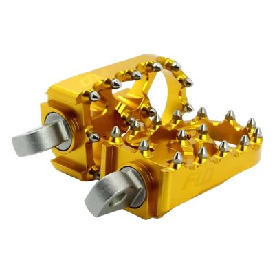 Fotpinnar Flo Motorsports V2 MX guld