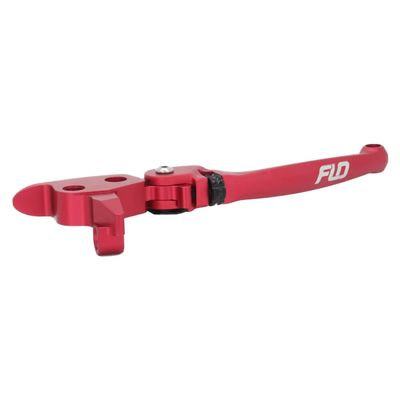 Handtagssats broms & koppling Flo Motorsports MX röd Softail 96-14