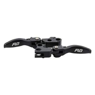 Handtagssats broms & koppling Flo Motorsports MX svart kort Softail 96-14