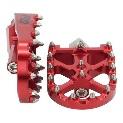 Fotpinnar Flo Motorsports V3 MX röd