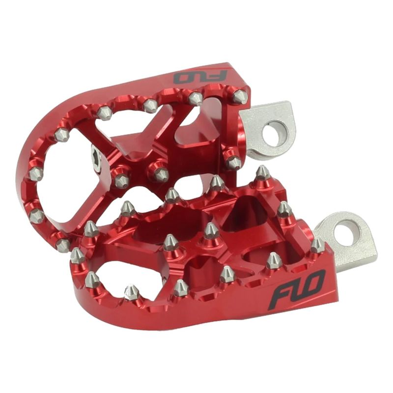 Fotpinnar Flo Motorsports V3 MX röd