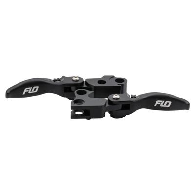 Handtagssats broms & koppling Flo Motorsports MX svart kort Softail 15-24