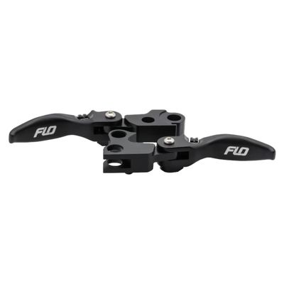 Handtagssats broms & koppling Flo Motorsports MX svart kort Touring 17-20