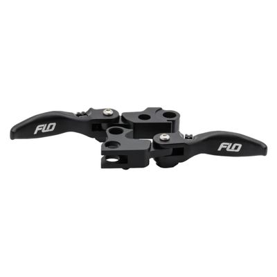 Handtagssats broms & koppling Flo Motorsports MX svart kort FLT/Touring 23-26