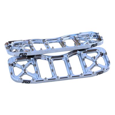 Fotplattor Flo Motorsports V5 Bagger krom FL Softail 86-17