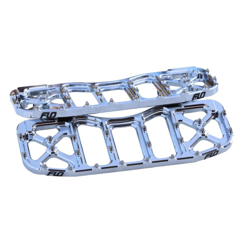 Fotplattor Flo Motorsports V5 Bagger krom FL Softail 86-17