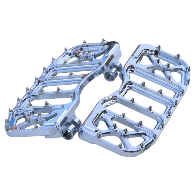 Fotplattor Flo Motorsports V5 Bagger krom FL Softail 86-17