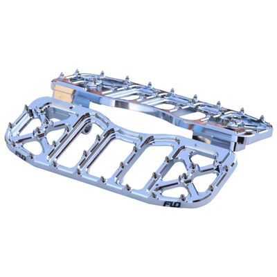 Fotplattor Flo Motorsports V5 Bagger krom FL Softail 86-17
