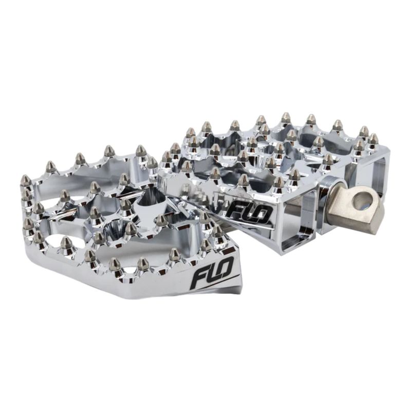 Minifotplattor Flo Motorsports V4 BMX krom