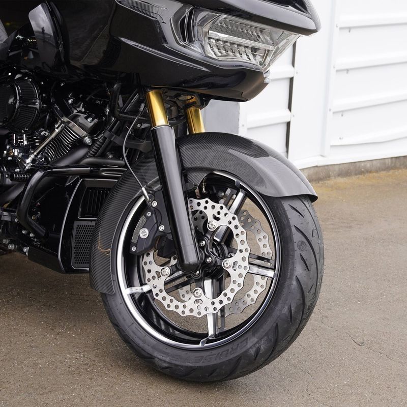 Skärm Arlen Ness Fat Wrapper 18" kolfiber Gen 2 FLT/ Touring 23-26