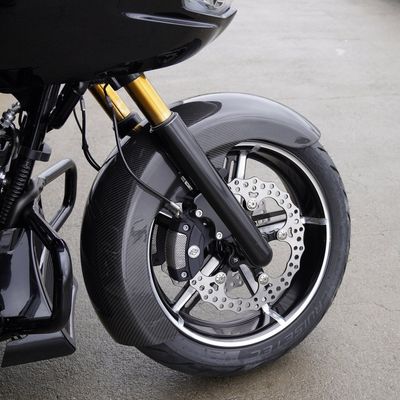 Skärm Arlen Ness Fat Wrapper 18" kolfiber Gen 2 FLT/ Touring 23-26