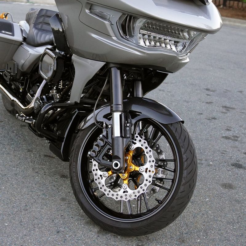 Framskärm Arlen Ness 19" 14" 130/60-19 kolfiber Touring 99-13
