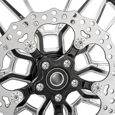 Bultsats bromsskiva fram Arlen Ness Holeshot polerad FLT Touring with front spoke 300-906