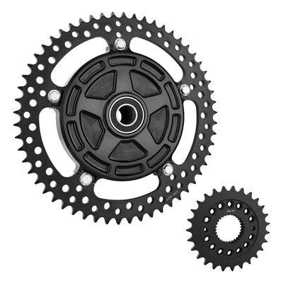 Kedja Arlen Ness 300-203 Jagged Cush All svart FLT/Touring 09-26