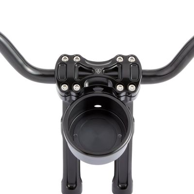Fäste Arlen Ness Method All svart Softail with riser mounted