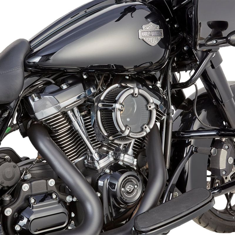 Luftfilter Arlen Ness 600-237 Method Contrast svart Softail 25-26