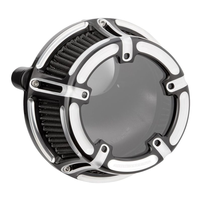 Luftfilter Arlen Ness 600-237 Method Contrast svart Softail 25-26