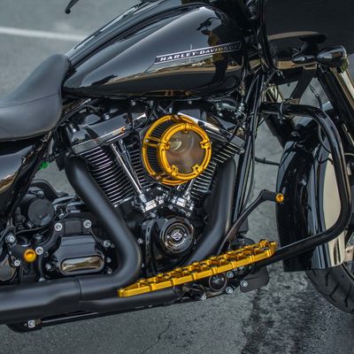 Luftfilter Arlen Ness 600-240 Method guld Softail 25-26