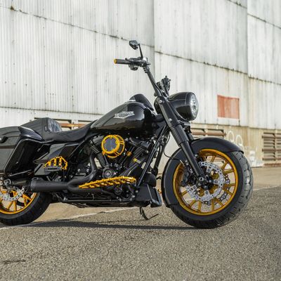 Luftfilter Arlen Ness 600-240 Method guld Softail 25-26