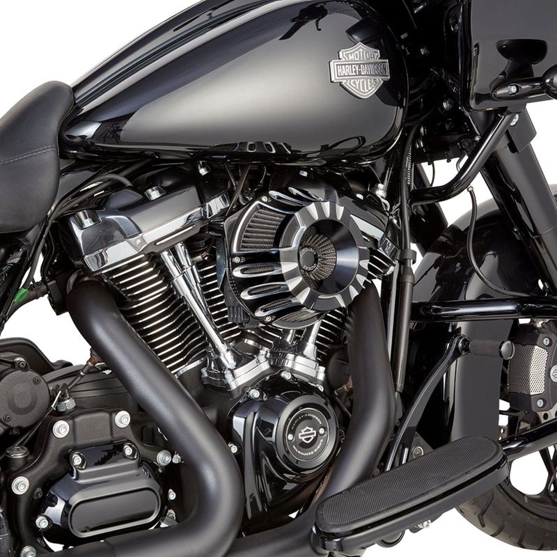Luftfilter Arlen Ness 600-227 Deep Inverted svart Softail 25-26