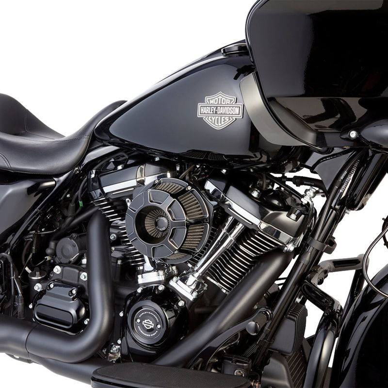 Luftfilter Arlen Ness 600-225 Beveled Inverted svart Softail 25-26