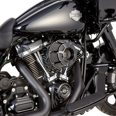 Luftfilter Arlen Ness 600-225 Beveled Inverted svart Softail 25-26