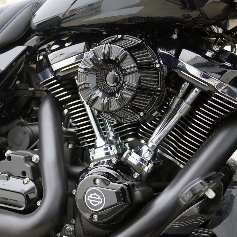 Luftfilter Arlen Ness 10-GAUGE Inverted All svart Softail 25-26