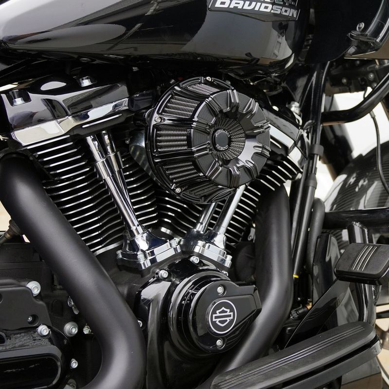 Luftfilter Arlen Ness 10-GAUGE Inverted All svart Softail 25-26