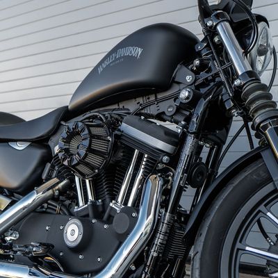 Luftfilter Arlen Ness 10-GAUGE Inverted All svart Softail 25-26