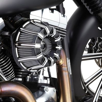 Luftfilter Arlen Ness 10-GAUGE Inverted Contrast svart Softail 25-26