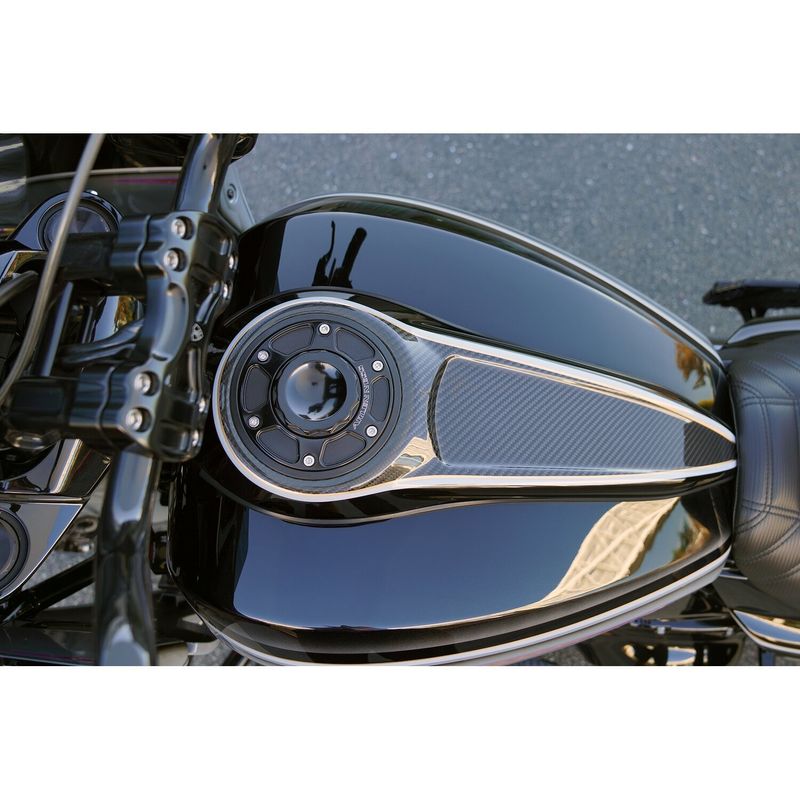 Tanklock Arlen Ness 12 All svart Gen2 FLT/Touring 23-25