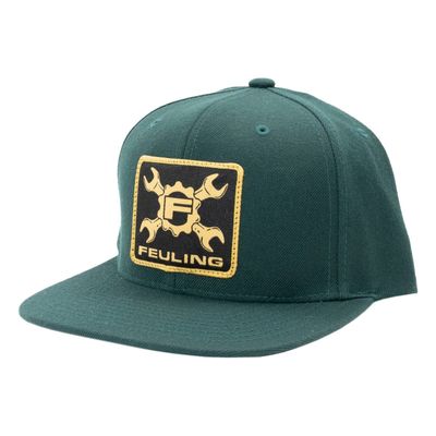 Keps Feuling Gear Snapback svart grön guld