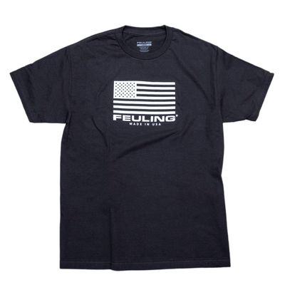 T-shirt flagga Feuling stl 2XL svart