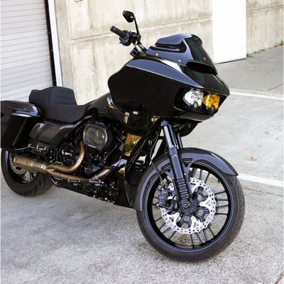 Framskärm Arlen Ness Wrapper 21" kolfiber FLT/Touring 99-13