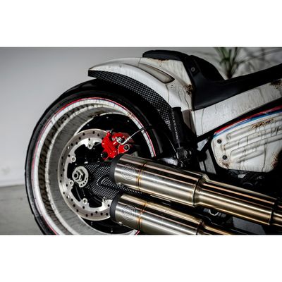 Fotpinnar Cult-Werk svart Passenger Softail 18-26