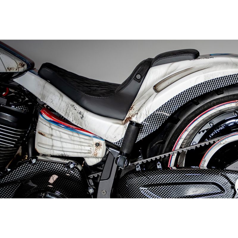 Fotpinnar Cult-Werk svart Passenger Softail 18-26