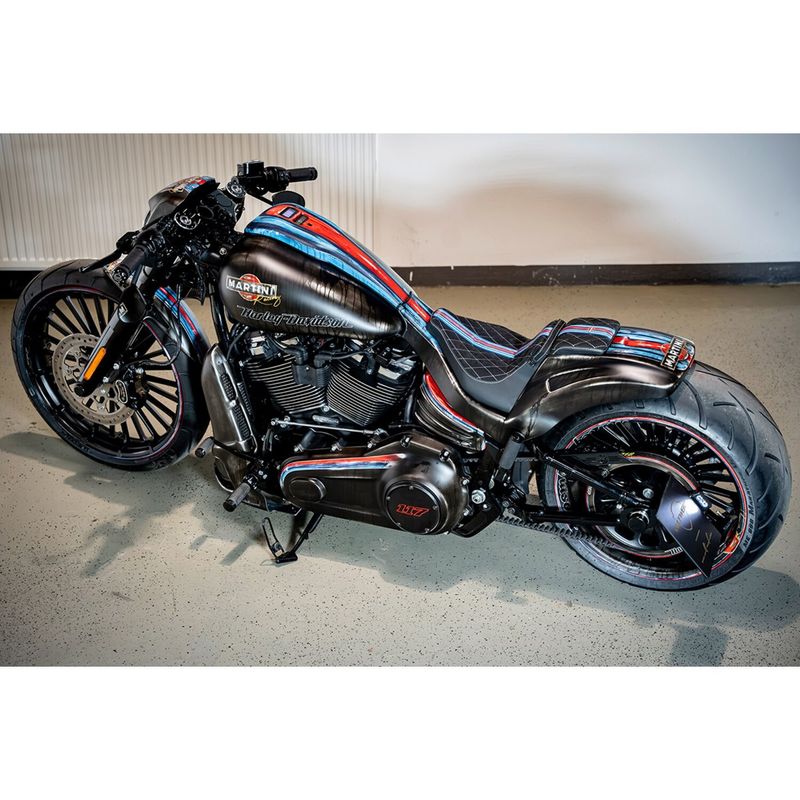 Fotpinnar Cult-Werk svart Passenger Softail 18-26