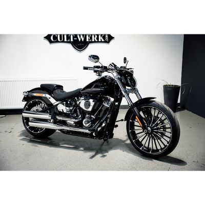 Strålkastare Cult-Werk Cult- Werk Night Rod mattsvart FXBR Breakout 117 25-26