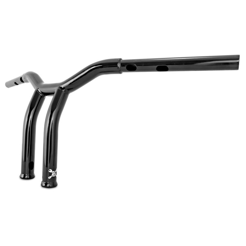 Styre Burly Dominator T-bar 1-1/4" 10" blanksvart