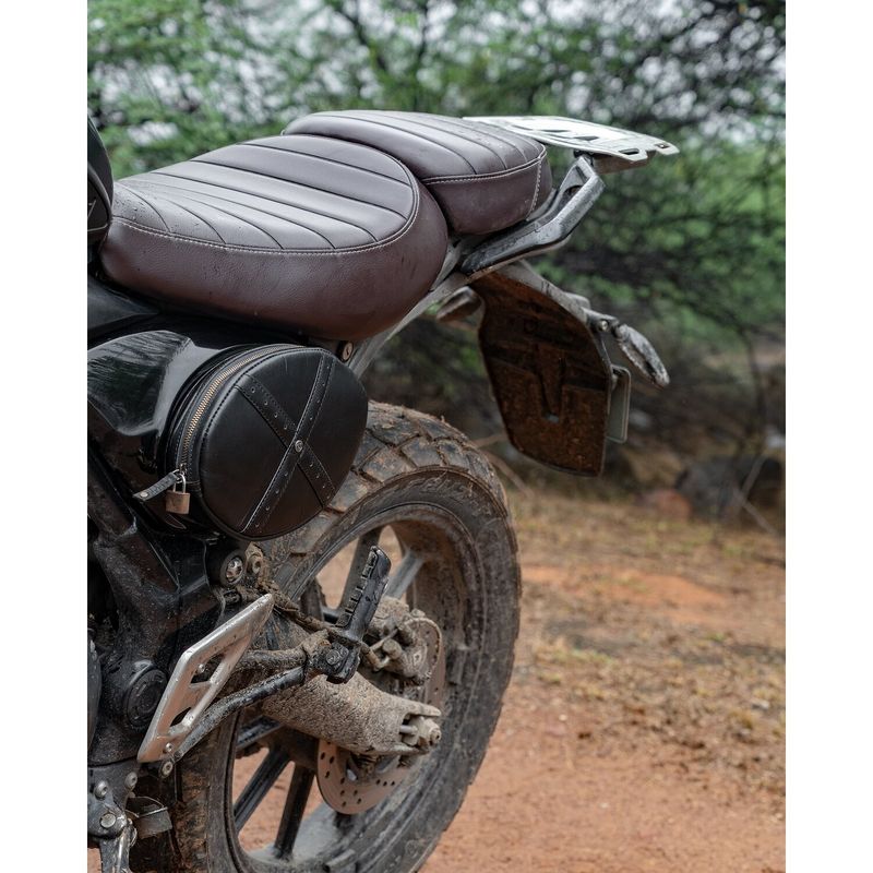 Väska Trip Machine Scrambler Egg Pocket svart Triumph Scrambler 400