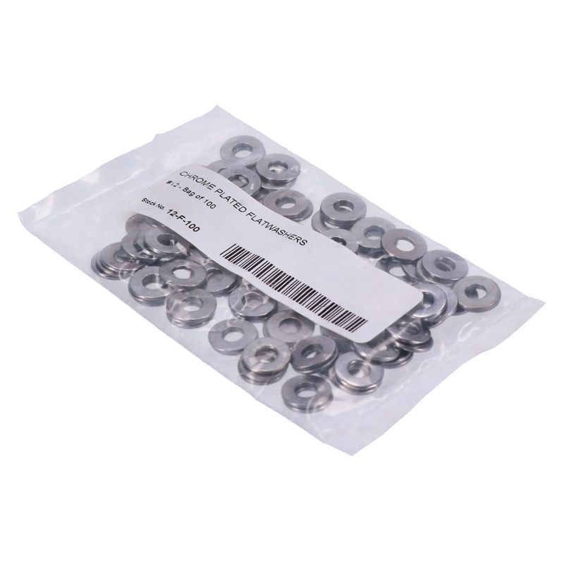 Brickor bultar Colony Flatwashers 12 krom (100-pack)