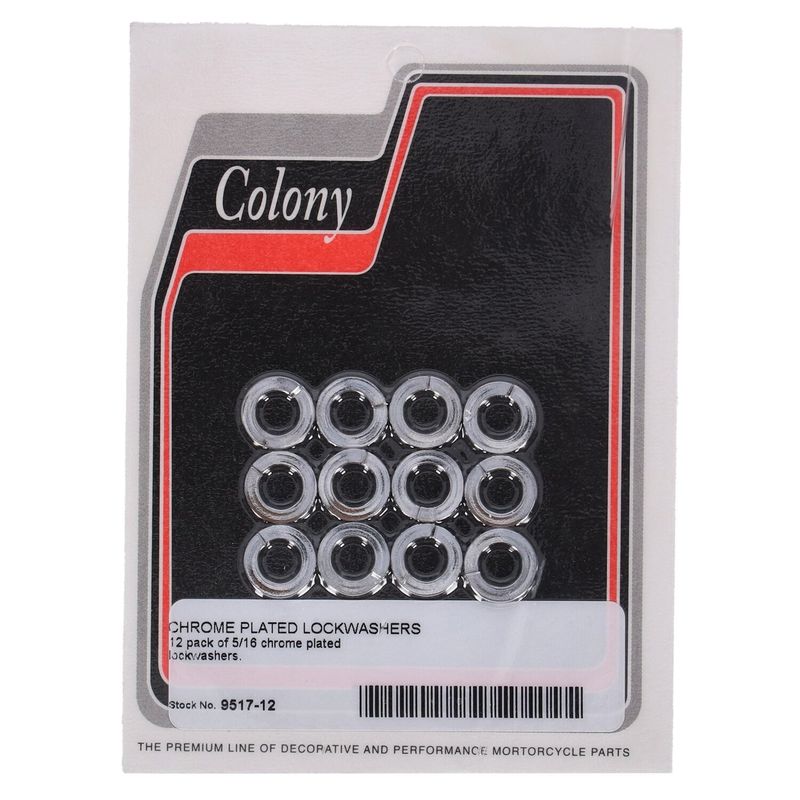 Låsbrickor Colony 5/16" krom 9517-12 (12-pack)