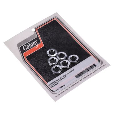 Låsbrickor Colony 3/8" krom 9518-6 (6-pack)