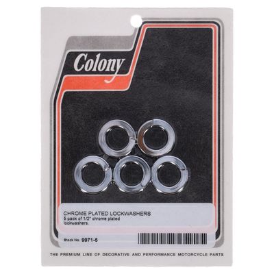 Låsbrickor Colony 1/2" krom 9971-5 (5-pack)