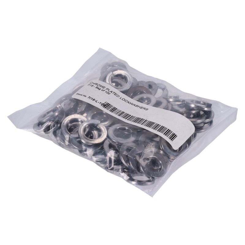 Låsbrickor Colony 7/16" krom 7/16-L-100 (100-pack)